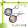 disc round shaped keychain led light